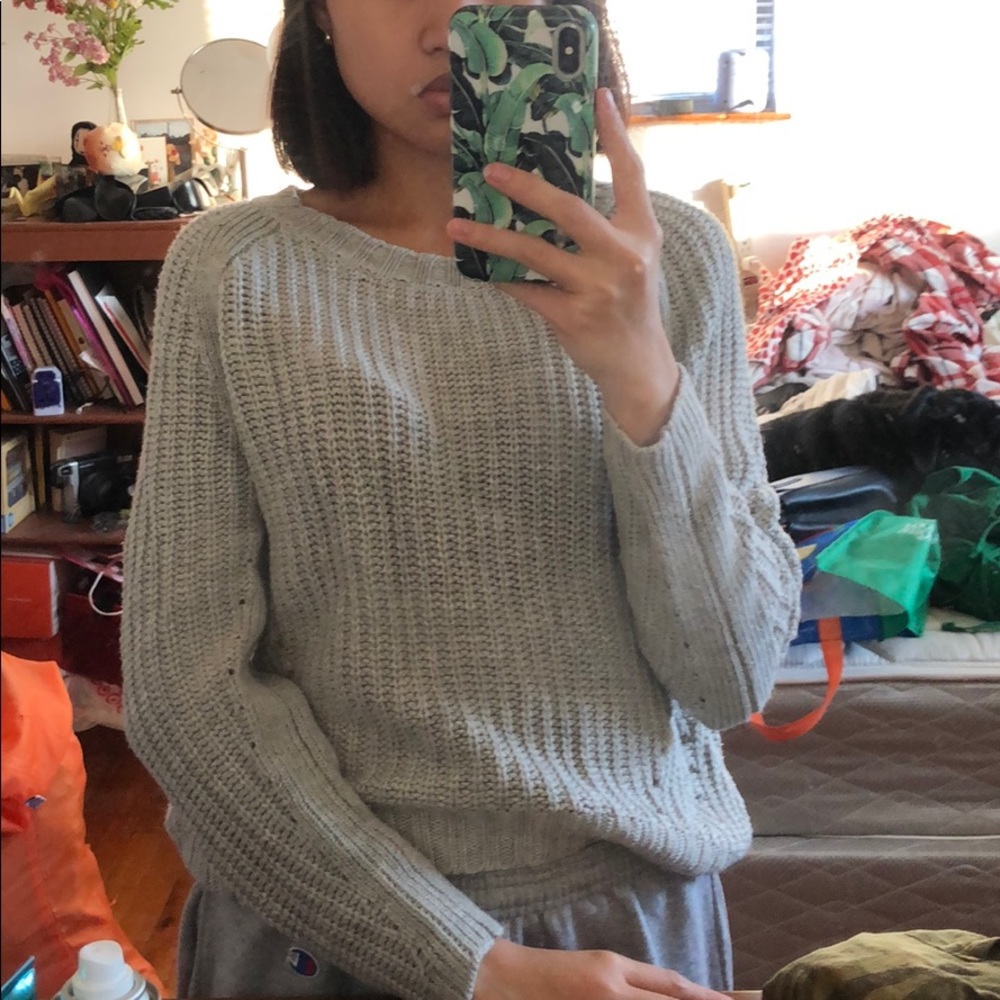 COTTON ON grey knitted sweater